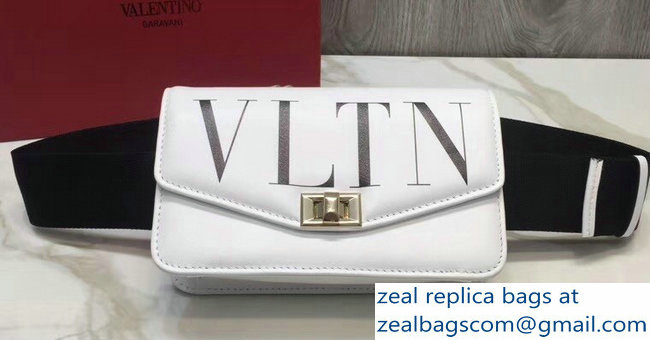 Valentino VLTN Cross Body Belt Bag White 2018 - Click Image to Close