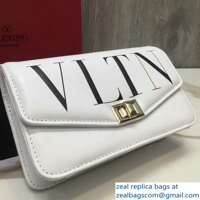 Valentino VLTN Cross Body Belt Bag White 2018