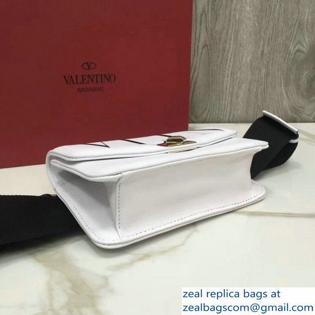 Valentino VLTN Cross Body Belt Bag White 2018 - Click Image to Close