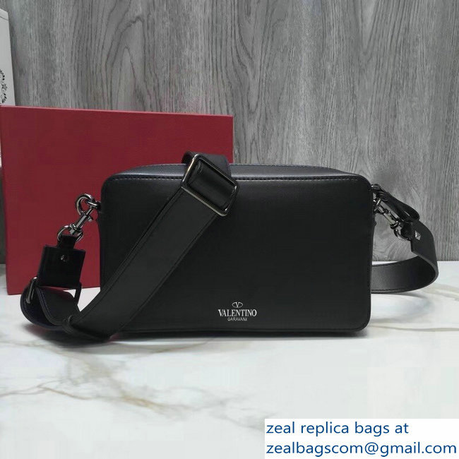 Valentino VLTN Print Chest Blet Bag Black 2018 - Click Image to Close