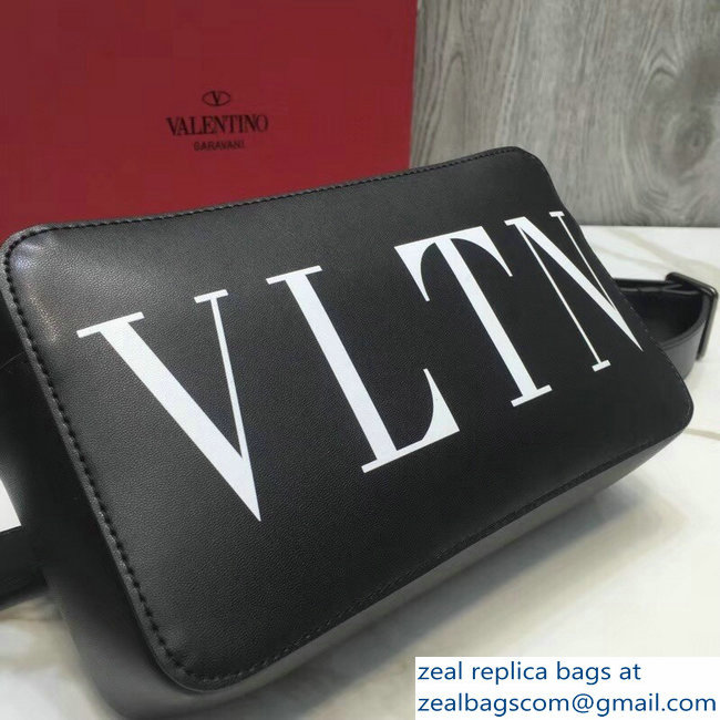 Valentino VLTN Print Chest Blet Bag Black 2018 - Click Image to Close