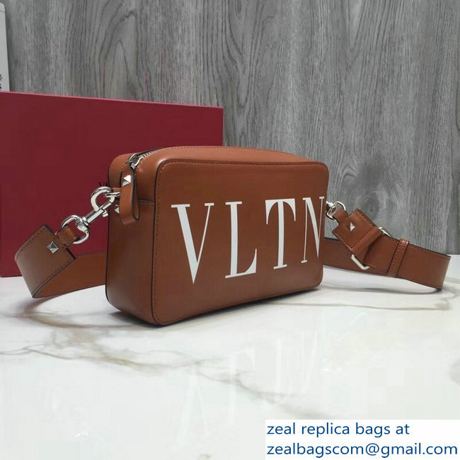 Valentino VLTN Print Chest Blet Bag Brown 2018