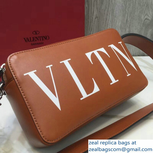 Valentino VLTN Print Chest Blet Bag Brown 2018