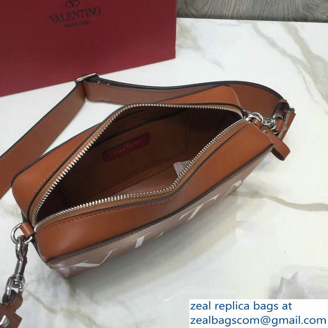 Valentino VLTN Print Chest Blet Bag Brown 2018 - Click Image to Close