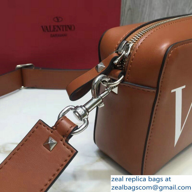 Valentino VLTN Print Chest Blet Bag Brown 2018