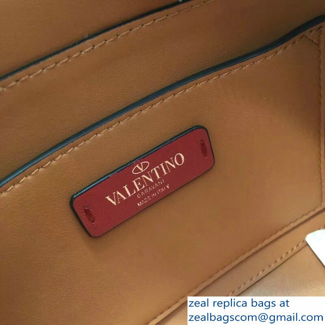 Valentino VLTN Print Chest Blet Bag Brown 2018
