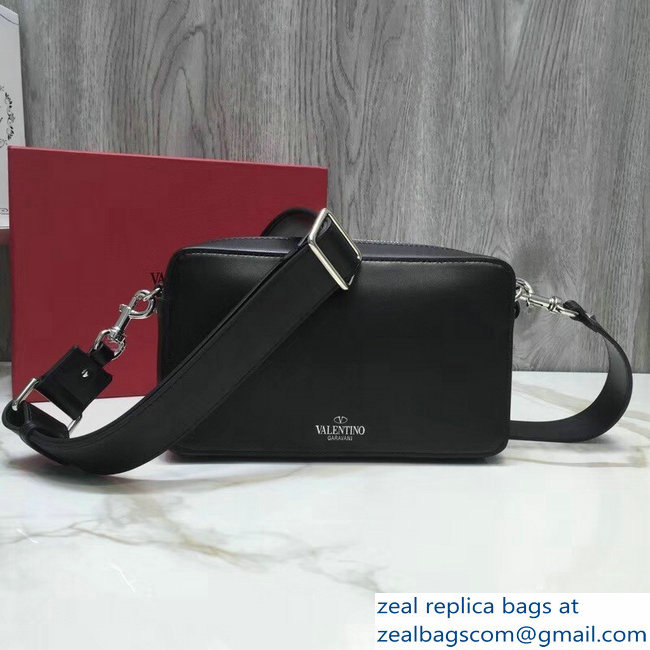 Valentino VLTN Print Chest Blet Bag Dark Gray 2018