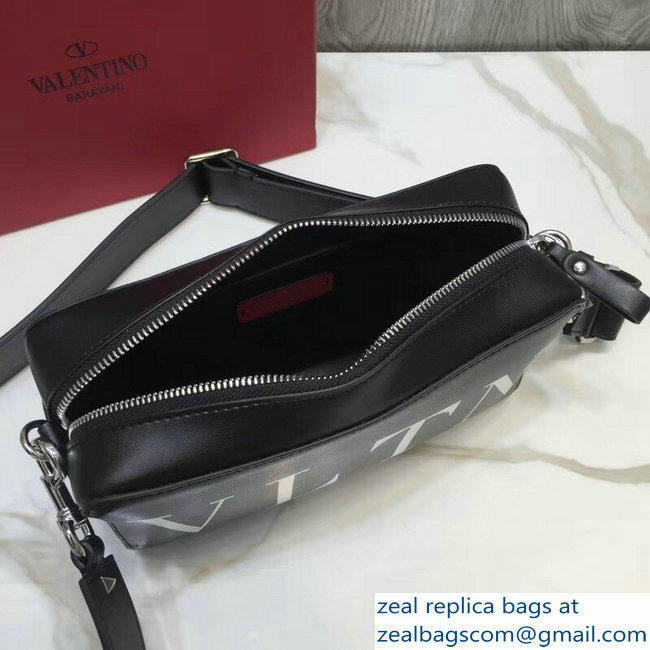 Valentino VLTN Print Chest Blet Bag Dark Gray 2018