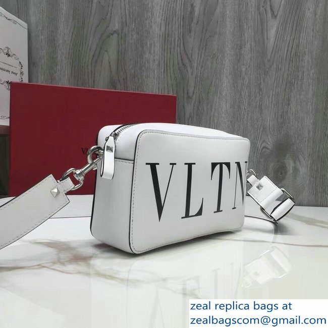 Valentino VLTN Print Chest Blet Bag White 2018