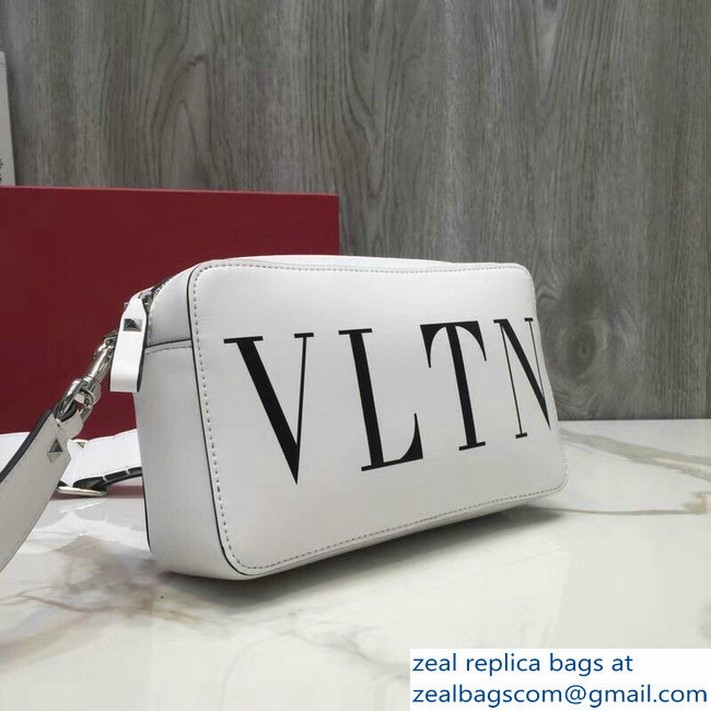 Valentino VLTN Print Chest Blet Bag White 2018 - Click Image to Close