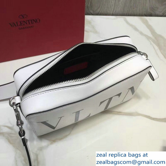 Valentino VLTN Print Chest Blet Bag White 2018 - Click Image to Close
