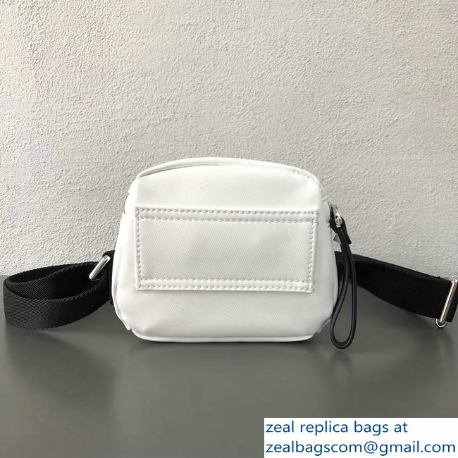 Valentino VLTN Shiny Canvas Cross Body Camera Bag White 2018 - Click Image to Close