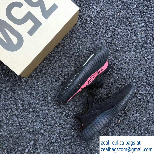 Adidas X Yeezy 350 boost V2 balck and red - Click Image to Close