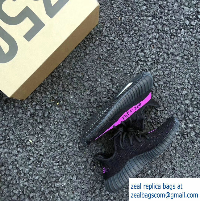 Adidas X Yeezy 350 boost V2 black and purple