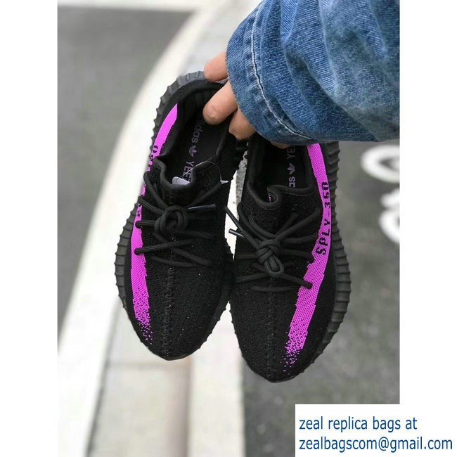 Adidas X Yeezy 350 boost V2 black and purple