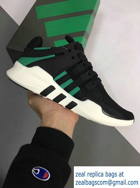 Adidas equipment EQT support ADV 91 runner boost black green - Click Image to Close