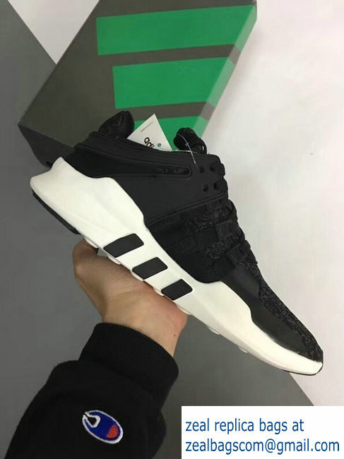 Adidas equipment EQT support ADV 91 runner boost black white no2