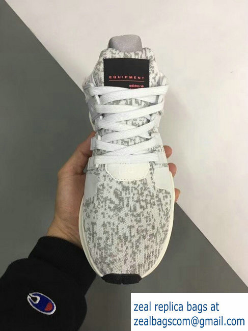 Adidas equipment EQT support ADV 91 runner boost white and grey - Click Image to Close