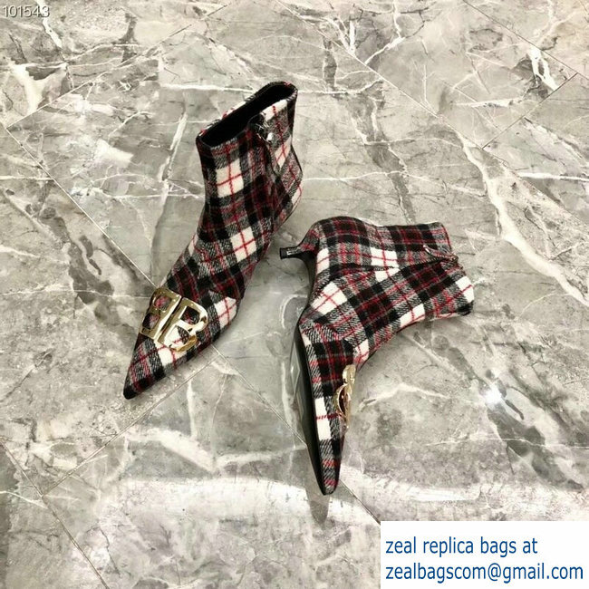 Balenciaga Heel 4cm Pointed Toe BB Booties Flannel 01 2018 - Click Image to Close