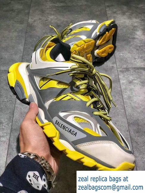 Balenciaga tess.s. gomma sneakers yellow - Click Image to Close