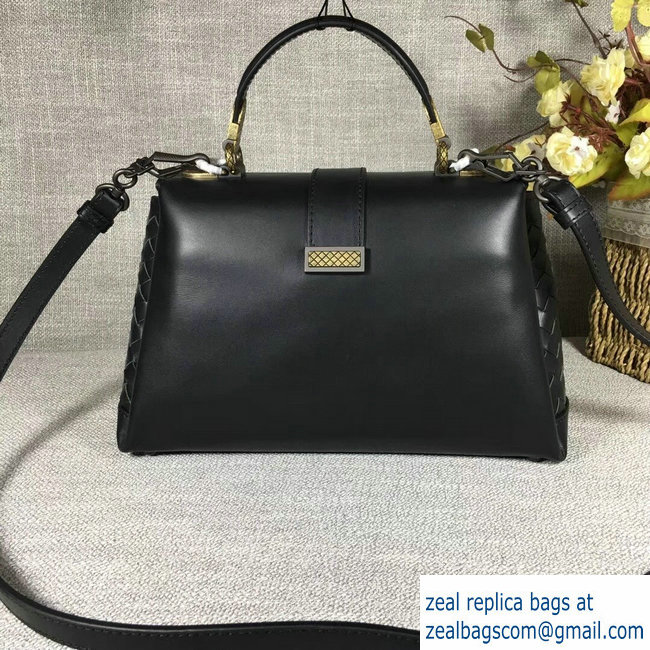 Bottega Veneta Calf Piazza Bag Black 2018