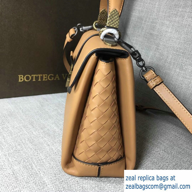 Bottega Veneta Calf Piazza Bag Brown 2018 - Click Image to Close