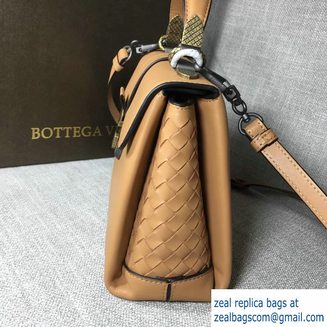 Bottega Veneta Calf Piazza Bag Brown 2018