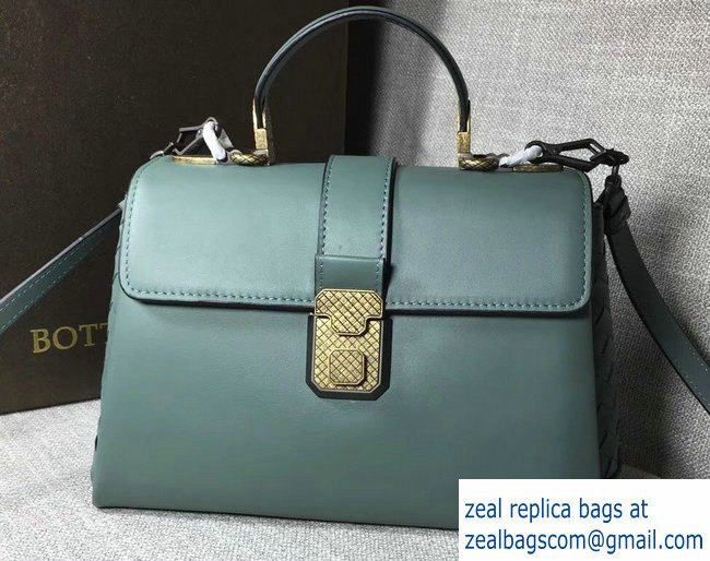 Bottega Veneta Calf Piazza Bag Cyan 2018 - Click Image to Close