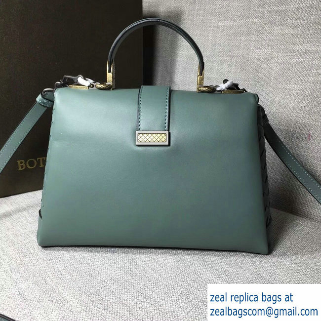 Bottega Veneta Calf Piazza Bag Cyan 2018 - Click Image to Close