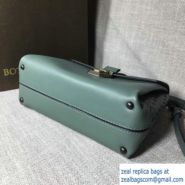 Bottega Veneta Calf Piazza Bag Cyan 2018 - Click Image to Close