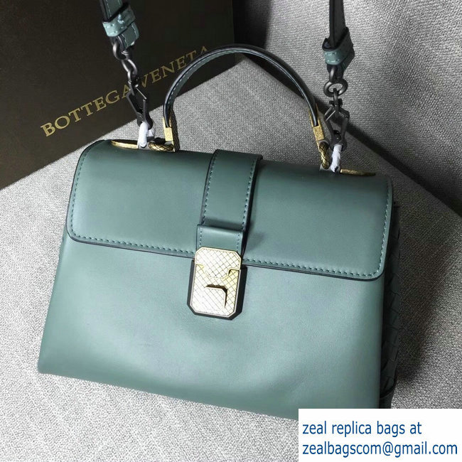 Bottega Veneta Calf Piazza Bag Cyan 2018 - Click Image to Close