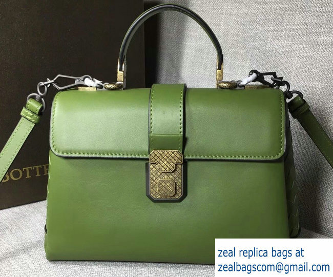 Bottega Veneta Calf Piazza Bag Green 2018 - Click Image to Close