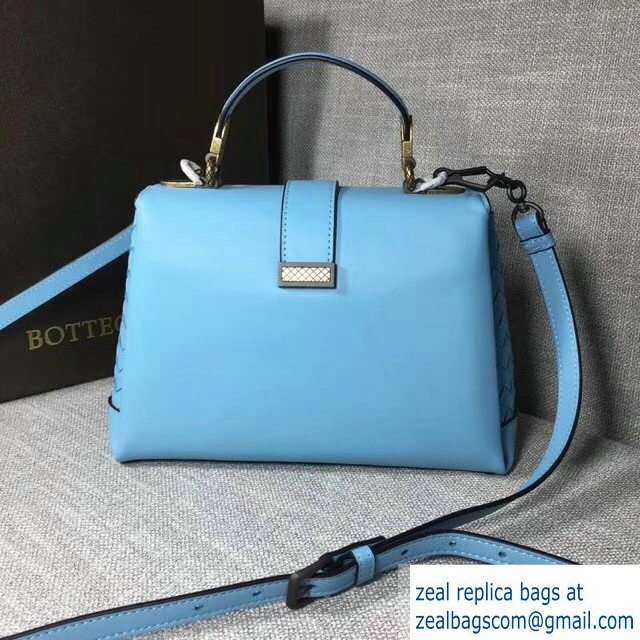 Bottega Veneta Calf Piazza Bag Sky Blue 2018 - Click Image to Close