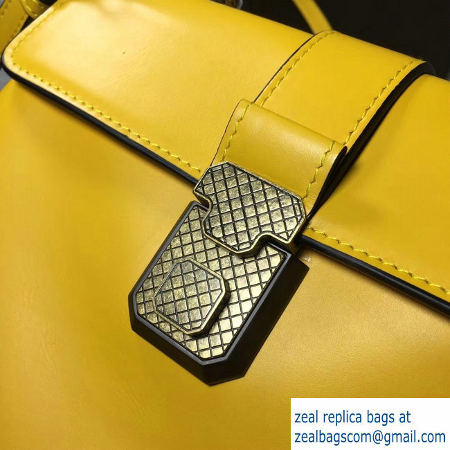 Bottega Veneta Calf Piazza Bag Yellow 2018 - Click Image to Close