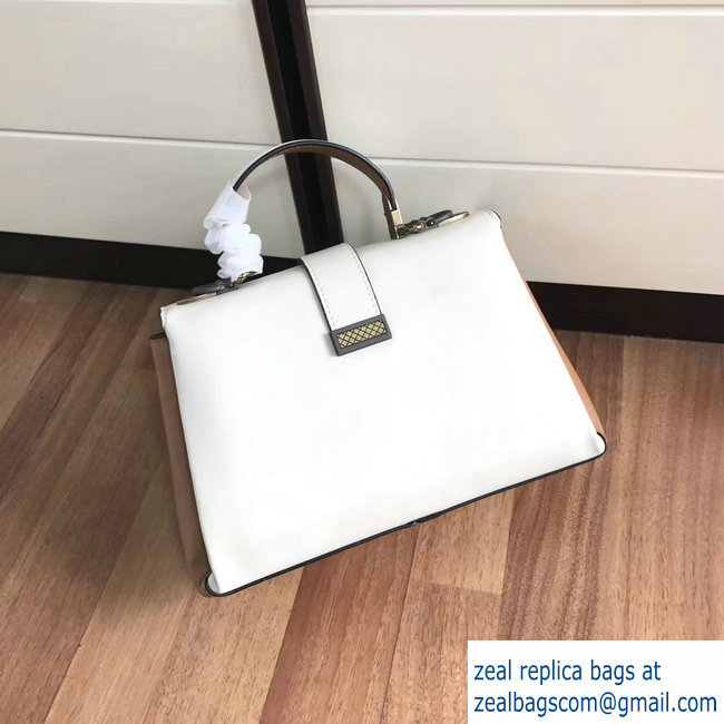 Bottega Veneta Calf Small Piazza Bag white 2018