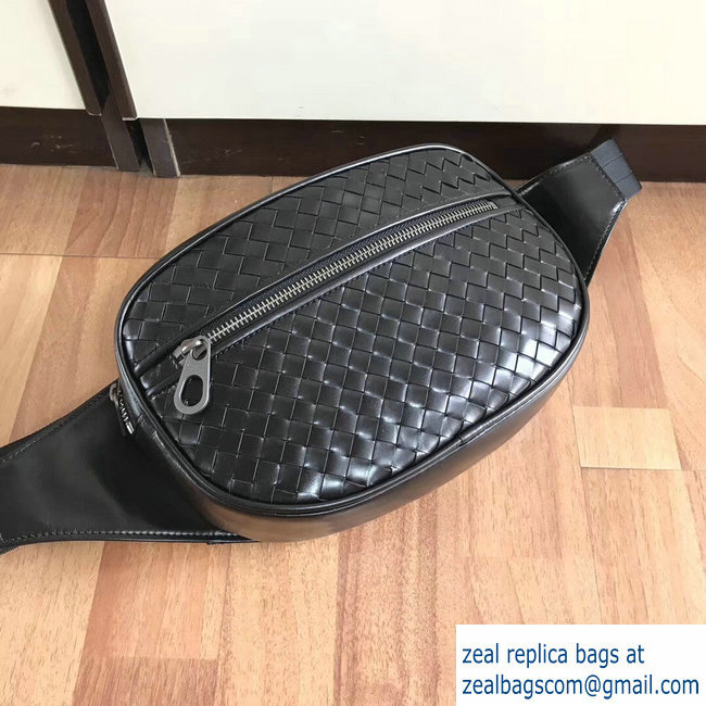 Bottega Veneta Intrecciato VN Belt Bag Black 2018