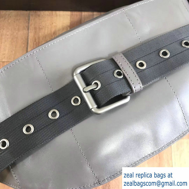 Bottega Veneta Intrecciato VN Belt Bag Gray 2018