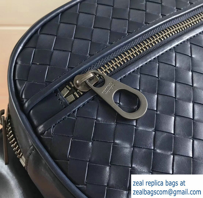 Bottega Veneta Intrecciato VN Belt Bag Navy Blue 2018