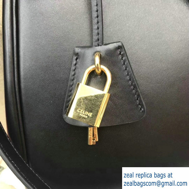Celine Calfskin Medium 16 Bag Black 187373/187374 2019 - Click Image to Close