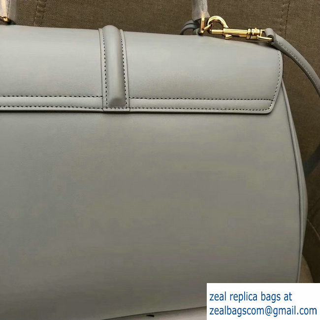 Celine Calfskin Medium 16 Bag Pale Gray 187373/187374 2019