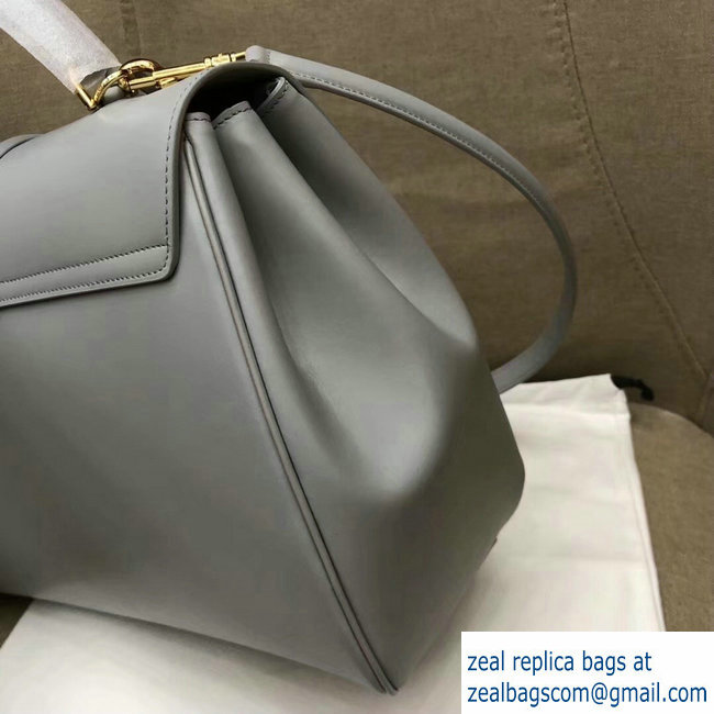 Celine Calfskin Medium 16 Bag Pale Gray 187373/187374 2019