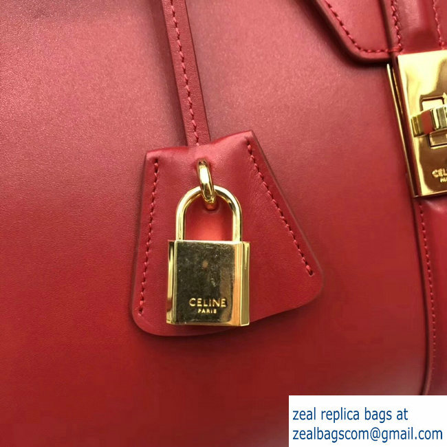 Celine Calfskin Medium 16 Bag red 187373/187374 2019