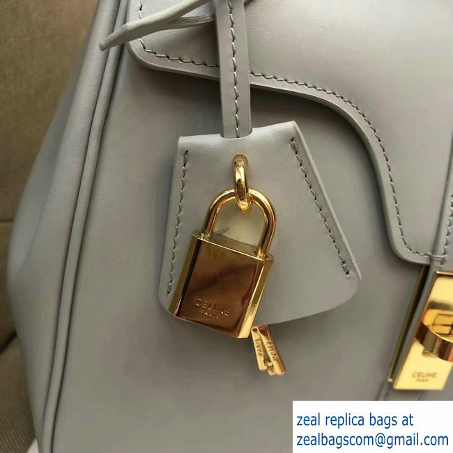 Celine Calfskin Small 16 Bag Pale Gray 188003/188004 2019