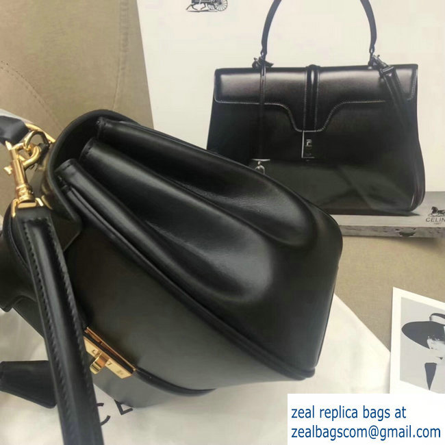 Celine Calfskin Small 16 Bag black 188003/188004 2019