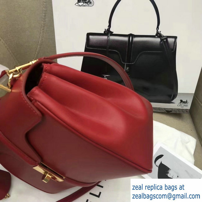 Celine Calfskin Small 16 Bag red 188003/188004 2019