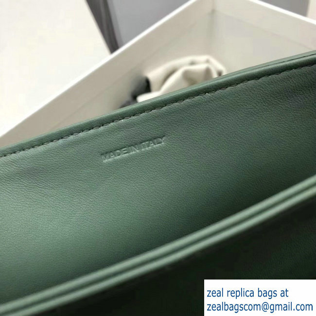 Celine Shiny Calfskin Medium C Bag Light Green 187253 2019