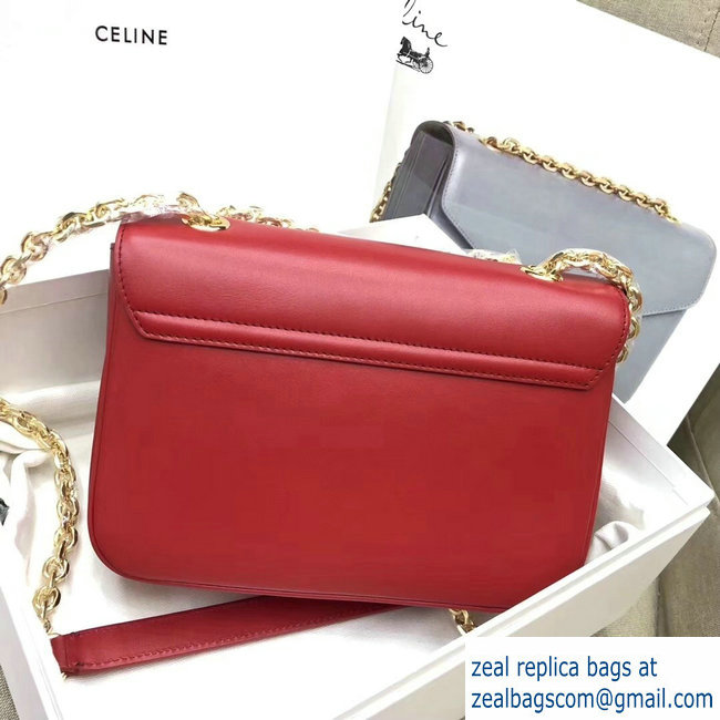 Celine Shiny Calfskin Medium C Bag red 187253 2019 - Click Image to Close