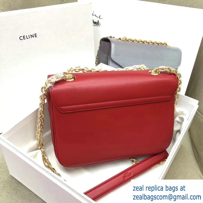 Celine Shiny Calfskin Medium C Bag red 187253 2019 - Click Image to Close