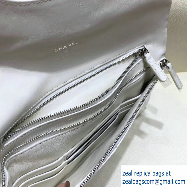 Chanel Calfskin Chanel 31 Pouch Clutch Bag A70520 White 2018