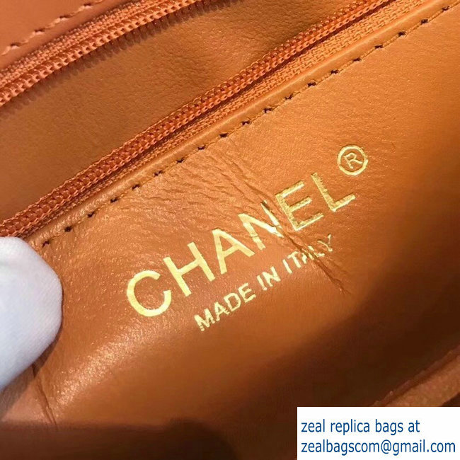 Chanel Chain Flap Medium Bag Caramel 2018